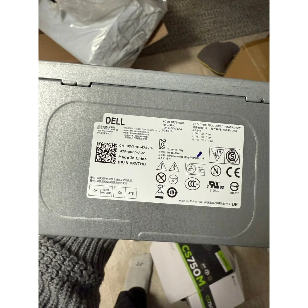 dell 290w cn-orvthd Power Supply‎